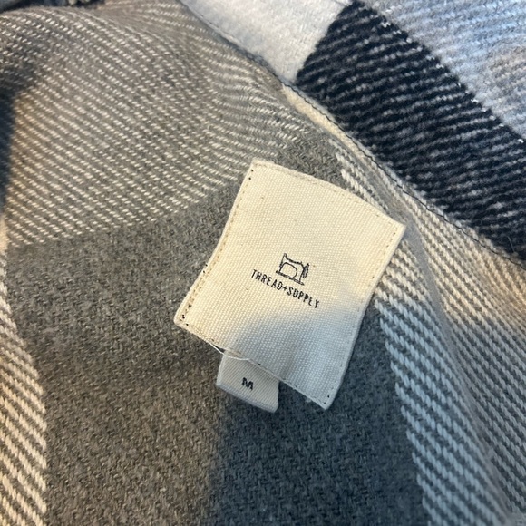 Plaid Button-Up Jacket - Picture 3 of 3